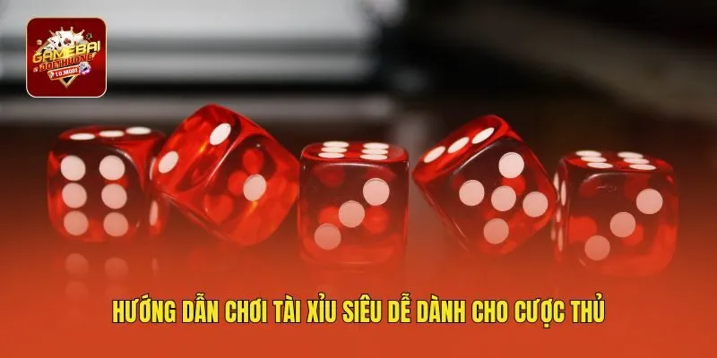 Hướng dẫn chơi tài xỉu siêu dễ dành cho cược thủ
